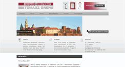 Desktop Screenshot of grennieruchomosci.pl