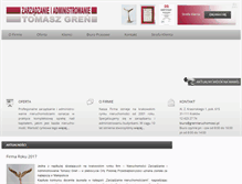 Tablet Screenshot of grennieruchomosci.pl